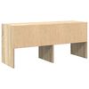 vidaXL Skostativ stablebar sonoma eik 89,5x30x40 cm