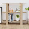 vidaXL Bokhylle/romdeler sonoma eik 100x30x87 cm