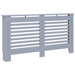vidaXL Radiatordeksel antrasitt 152x19x81,5 cm MDF