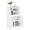 vidaXL Highboard hvit 60x36x110 cm konstruert tre
