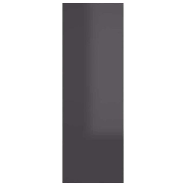 vidaXL TV-benker 2 stk h&oslash;yglans gr&aring; 30,5x30x90 cm konstruert tre