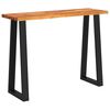 vidaXL Konsollbord med naturlig kant 110x35x80 cm heltre akasie