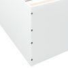 vidaXL Sengeramme hvit 150x200 cm konstruert tre