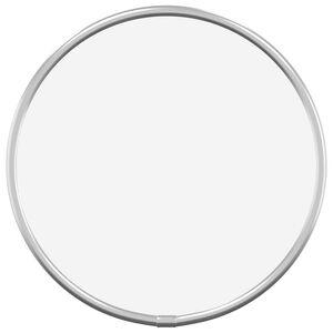 vidaXL Veggspeil s&oslash;lv &Oslash; 20 cm rund