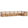 vidaXL Utend&oslash;rs sofa-sett 6 pcs Naturlig Solid akasietre