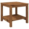 vidaXL Kaffebord Naturlig 48,5 x 49 x 45 cm Solid akasietre