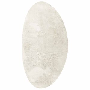 vidaXL Teppe HUARTE Krem 80 x 150 cm Polyester