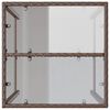 vidaXL Utendørs barbord brun 70x70x110 cm polyrotting