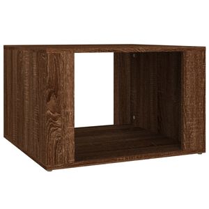 vidaXL Nattbord brun eik 57x55x36 cm konstruert tre
