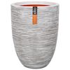 Capi Plantevase Nature Rib elegant lav 36x47 cm elfenben KOFI782