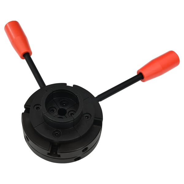 vidaXL Chuck til tredreiebenk 4 bakker M33 gjenge st&aring;l 100 mm