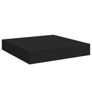 vidaXL Flytende vegghylle svart 23x23,5x3,8 cm MDF