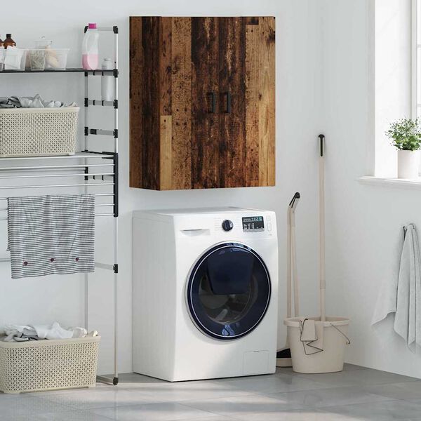 vidaXL Veggskap Gammelt tre 69,5 x 34 x 90 cm Konstruert tre