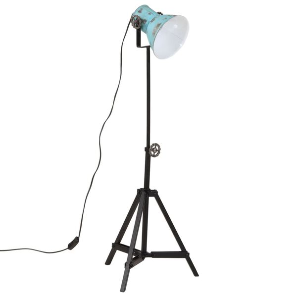 vidaXL Gulvlampe 25 W denimbl&aring; 35x35x65/95 cm E27