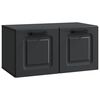 vidaXL Vegghengt TV skap Svart 59,5 x 31 x 30 cm Konstruert tre