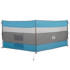 vidaXL Vindskjerm for camping blå 340x130 cm vanntett