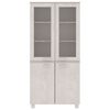 vidaXL Highboard HAMAR heltre furu hvit