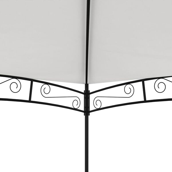 vidaXL Hagepaviljong 3x3 m kremhvit 180 g/m&sup2;