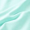 T-skjorte for barn lyse aqua 140