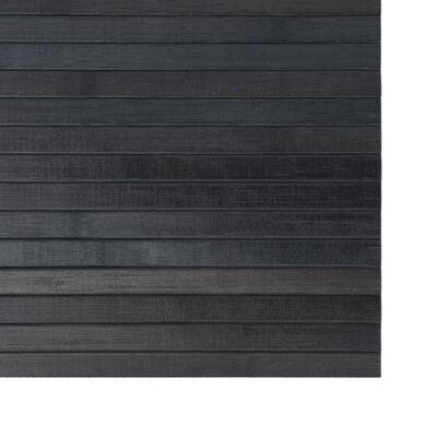 vidaXL Teppe rektangulær grå 70x200 cm bambus