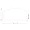 vidaXL Glassplate for peis 120x60 cm