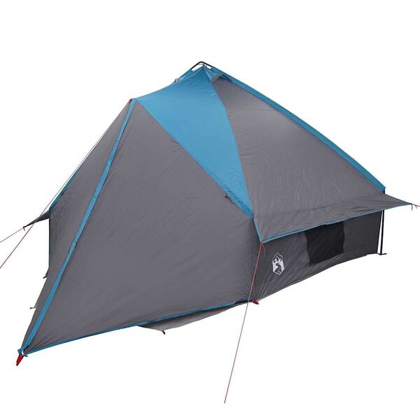 vidaXL Teepee Telt med tak med lagring Blå og grå 490 x 410 x 210 cm