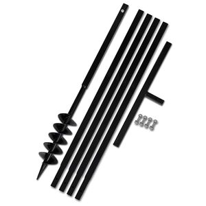 Jordbor med H&aring;ndtak 100 mm med Forlengelsesr&oslash;r