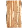 vidaXL Bordplate heltre akasie 118x(50-60)x3,8 cm