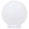 vidaXL Utendørs sollampe 4 stk LED kuleformet 15 cm RGB