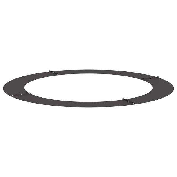 vidaXL passende for Flat Tre Ringer 5 pcs Svart &Oslash;90 / 120 cm St&aring;l