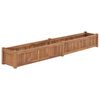 vidaXL H&oslash;ybed 200x30x25 cm heltre teak