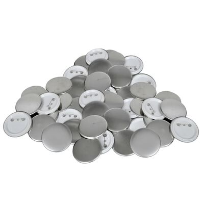 vidaXL Buttonsmaskin 500 buttonsdeler med nål 58 mm roterende stempel
