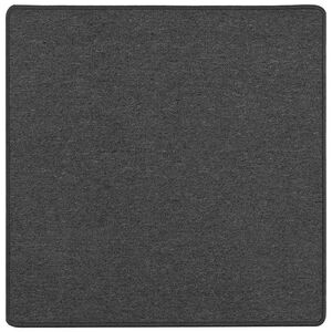 vidaXL Teppel&oslash;per M&oslash;rkegr&aring; 100 x 100 cm 100% Polypropylen