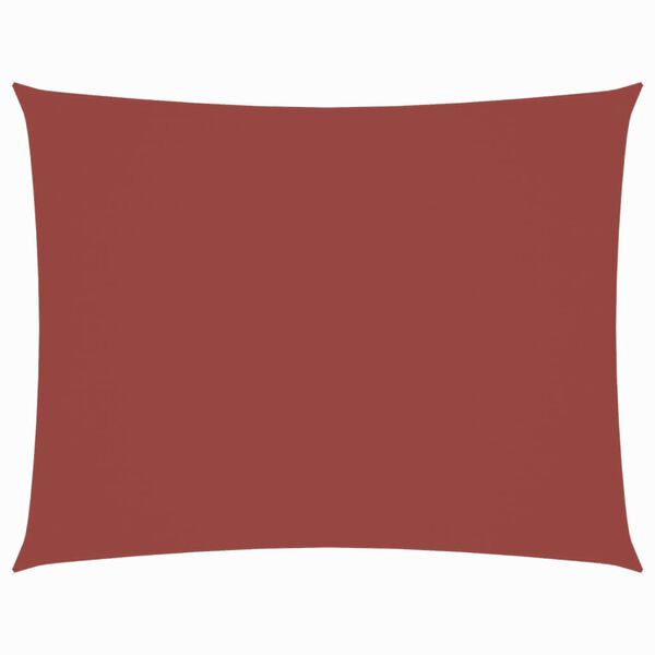 vidaXL Solseil oxfordstoff rektangul&aelig;r 2x4 m terrakotta