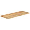 vidaXL Bordplate 140x60x3,8 cm naturlig kant heltre mango