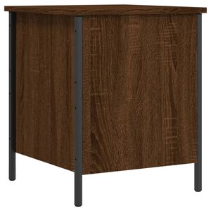 vidaXL Oppbevaringsbenk brun eik 40x42,5x50 cm konstruert tre