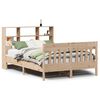 vidaXL Sengeramme uten madrass 140x200 cm heltre furu