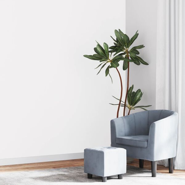 vidaXL Veggtapet 3D ensfarget grå 10x0,53 m ikke-vevd