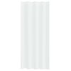 vidaXL Voile Gardin med gardiner 2 pcs Hvit 260 x 140 cm Polyester