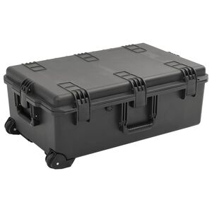 vidaXL B&aelig;rbar flykasse svart 79,5x51,5x30,5 cm PP