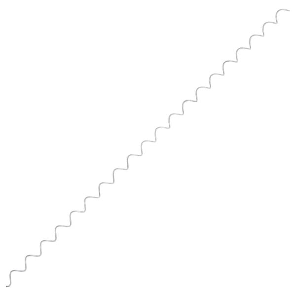 vidaXL Spiraler til gabion 24 stk galvanisert stål 100 cm