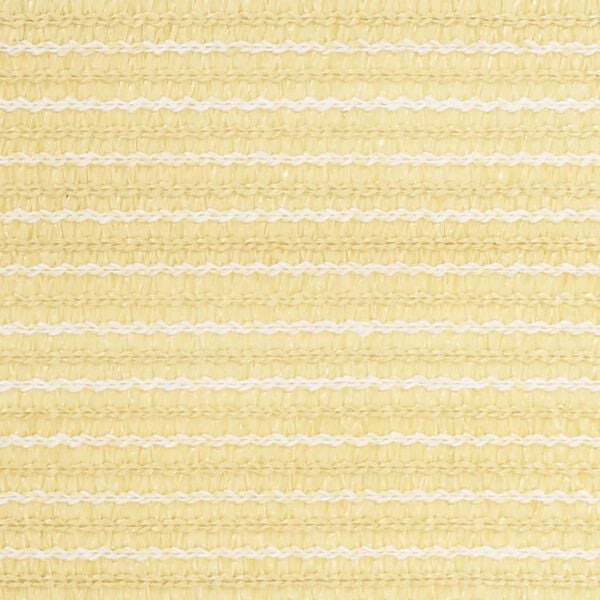 vidaXL Balkongskjerm beige 90x400 cm HDPE