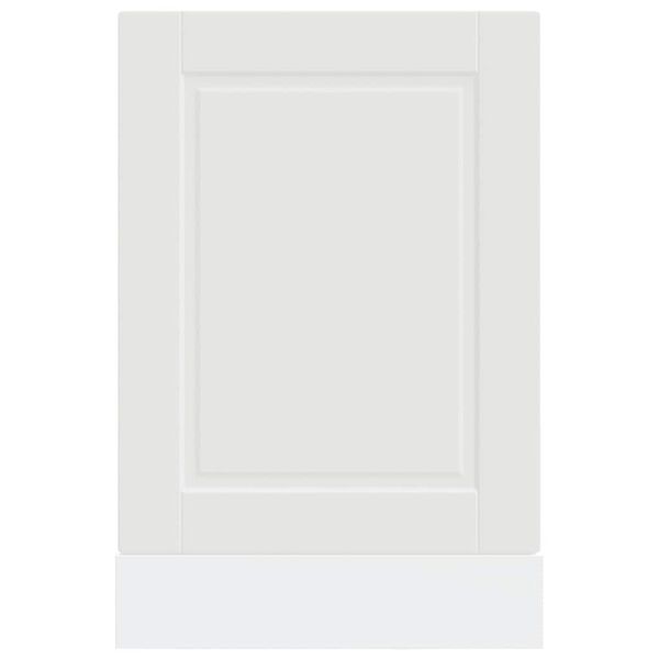 vidaXL Oppvaskmaskin panel Porto hvit 45x1,5x67 cm konstruert tre
