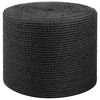 vidaXL Jute tau 6 mm Svart 100% Tossa jute