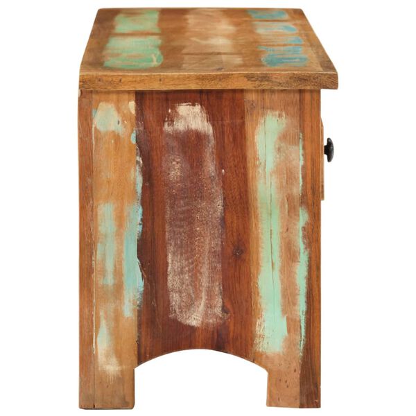 vidaXL TV-benk 110x30x40 cm gjenvunnet heltre