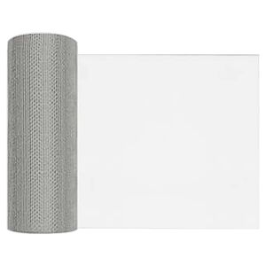 vidaXL Maskeskjerm 20 x 500 cm 18 mesh Rustfritt St&aring;l 304 S&oslash;lv