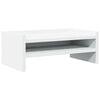 vidaXL Skjermstativ hvit 42x24x16 cm konstruert tre