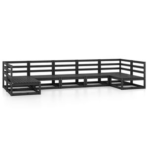 vidaXL Hagesofagruppe 7 deler heltre furu