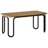 vidaXL Kaffebord Artisan eik 100 x 50 x 45 cm Konstruert tre