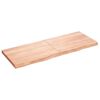 vidaXL Bordplate lysebrun 160x60x(2-6) cm behandlet heltre eik